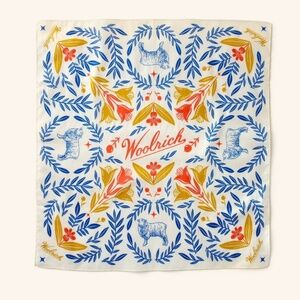 Adult Graphic Print Cotton Bandana - Woolrich x Target Cream Multi